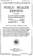 Public Health Reports  v 50 no 5  cover