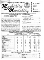 Morbidity and Mortality Weekly Report Vol 22 No 49 week ending December 8 1973