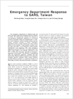 Emergency Department Response to SARS Taiwan