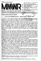 Morbidity and Mortality Weekly Report MMWR January 9 1981  Vol 29  No 52