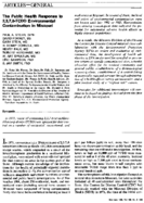 The public health response to 2378TCDD environmental contamination in Missouri