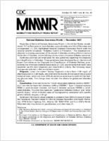 MMWR Morbidity and Mortality Weekly Report Vol 46 No 43 October 31 1997