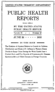Public Health Reports  v 51 no 26  cover