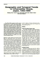 Geographic and Temporal Trends in Influenzalike Illness Japan 19921999