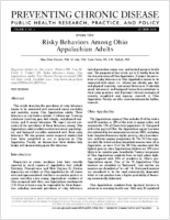 Risky Behaviors Among Ohio Appalachian Adults