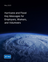 Hurricane and Flood Key Messages for Employers Workers and Volunteers May 2025
