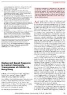 RestaurantBased Measures to Control Community Transmission of COVID19 Hong Kong