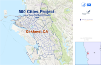 500 Cities Project Local Data for Better Health 2014 Oakland CA
