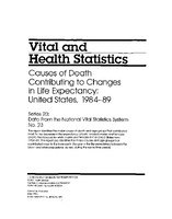 Causes of Death Contributing to Changes in Life Expectancy United States 19841989