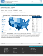 Confirmed COVID19 deaths in US correctional and detention facilities by state Oct 13 2020
