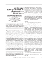Antifungal Susceptibilities of Cryptococcus neoformans