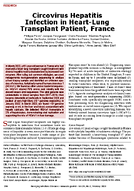 Circovirus Hepatitis Infection in HeartLung Transplant Patient France