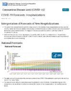 Coronavirus Disease 2019 COVID19 Hospitalizations Forecasts Aug 05 2020
