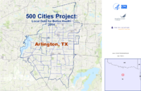 500 Cities Project Local Data for Better Health 2014 Arlington TX