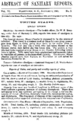 Abstract of sanitary reports  v VI no 2 January 9 1891