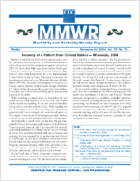 MMWR Morbidity and Mortality Weekly Report Vol 53 No 50 December 24 2004
