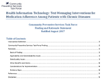 Health Information Technology Text Messaging Interventions for Medication Adherence Among Patients with Chronic Diseases