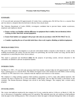 Pressman Falls from Printing Press