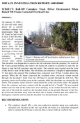 RollOff Container Truck Driver Electrocuted When Raised Tilt Frame Contacted Overhead Line