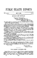 Public health reports  v 27 no 20 MAY 17 1912