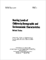Hearing Levels of Children by Demographic and Socioeconomic Characteristics United States