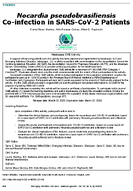 Nocardia pseudobrasiliensis Coinfection in SARSCoV2 Patients