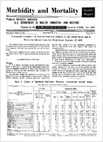 Morbidity and Mortality Weekly Report For release March 6 1959 Vol 8 No 8
