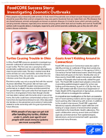 FoodCORE Success Story Investigating Zoonotic Outbreaks