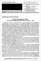MMWR Morbidity and Mortality Weekly Report April 21 1989  Vol 38  No 15
