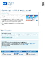 Influenza aviar H5N1 Situacin actual
