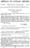 Absract of sanitary reports  v 7 no 33 August 12 1892
