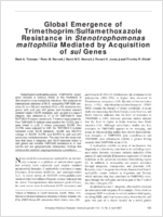 Global Emergence of TrimethoprimSulfamethoxazole Resistance in Stenotrophomonas maltophilia Mediated by Acquisition of sul Genes