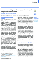 Protecting Vulnerable Populations in Extreme Heat  a Growing and Pervasive Health Challenge