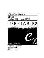 1991 Life Tables