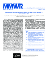 MMWR Morbidity and Mortality Weekly Report Vol 64 No 38 October 2 2015