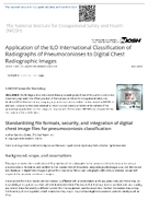 Standardizing file formats security and integration of digital chest image files for pneumoconiosis classification