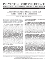 A Shared Worldview Mental Health and Public Health at the Crossroads