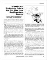 Presence of Rickettsia felis in the Cat Flea from Southwestern Europe1