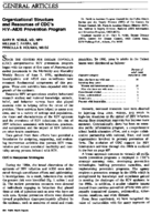 Organizational structure and resources of CDCs HIVAIDS prevention program