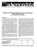 Utilization of ShortStay Hospitals by Patients With AIDS United States 198486