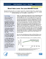 Blood folate levels the latest NHANES results