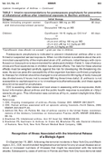 Recognition of illness associated with the intentional release of a biologic agent