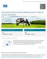 Situacin actual de la influenza aviar H5N1 en vacas lecheras