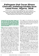 Pathogens that Cause Illness Clinically Indistinguishable from Lassa Fever Nigeria 2018