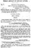 Weekly abstract of sanitary reports  v V no 1 January 3 1890