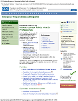 Radiation Emergencies Information for Public Health Professionals 2012