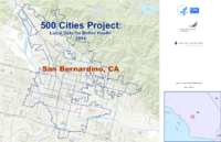 500 Cities Project Local Data for Better Health 2014 San Bernardino CA