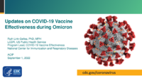 Updates on COVID19 vaccine effectiveness during Omicron