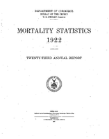 Mortality Statistics 1922