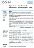 Psychometric Properties of the Breastfeeding and Employment Scale